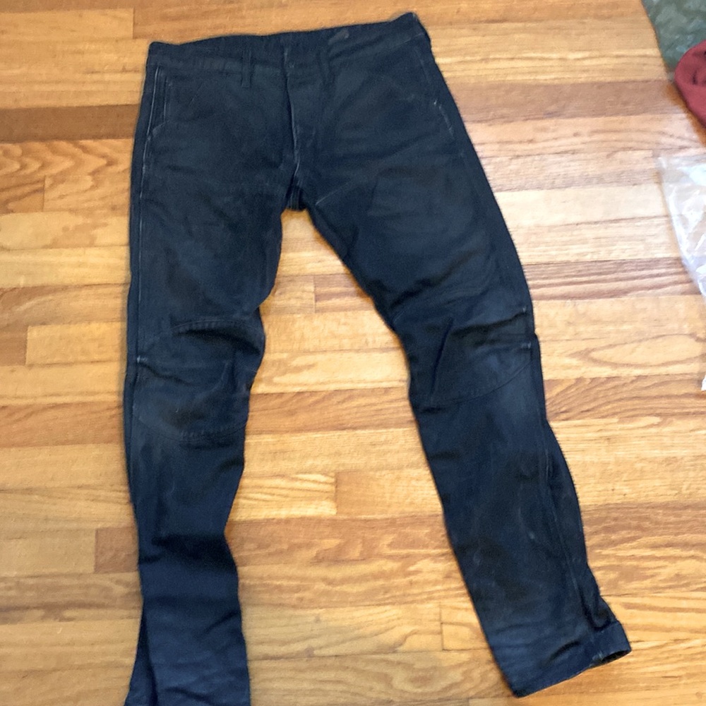 G-STAR RAW Black Moto Jeans